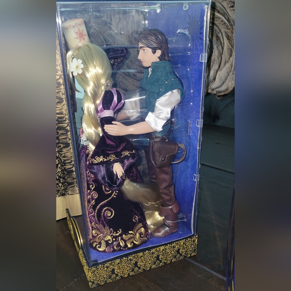 NWT LIMITED EDITION Disney Fairytale Designer Collection Rapunzel Flynn Rider - Picture 8 of 11